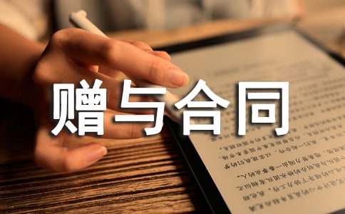 夫妻赠与合同11篇